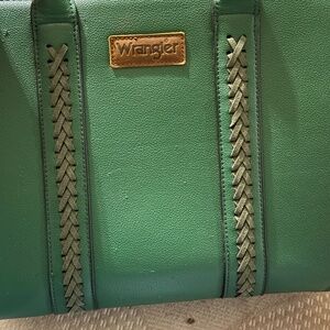 Green wrangler bag